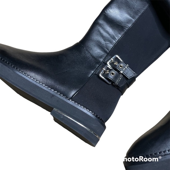 New DKNY Lena Tall Boots black 6.5 stretch - Picture 3 of 6